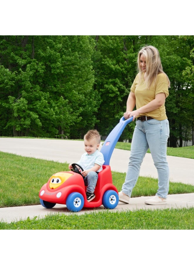 Step2 Push Around Buggy 10th Anniversary | Parent Push Ride-On Car for Toddlers 18–36 Months | Outdoor Stroller Toy with Seatbelt, Horn & Storage - Image 2