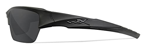 Wiley X WX Valor Tactical Sunglasses, Safety Glasses Shatterproof UV Eye Protection for Combat, Shooting, Fishing, Biking, and Extreme Sports, Matte Black Frame, Grey Tinted Lenses, Ballistic Rated - Image 4