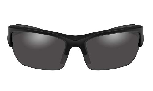 Wiley X WX Valor Tactical Sunglasses, Safety Glasses Shatterproof UV Eye Protection for Combat, Shooting, Fishing, Biking, and Extreme Sports, Matte Black Frame, Grey Tinted Lenses, Ballistic Rated - Image 2
