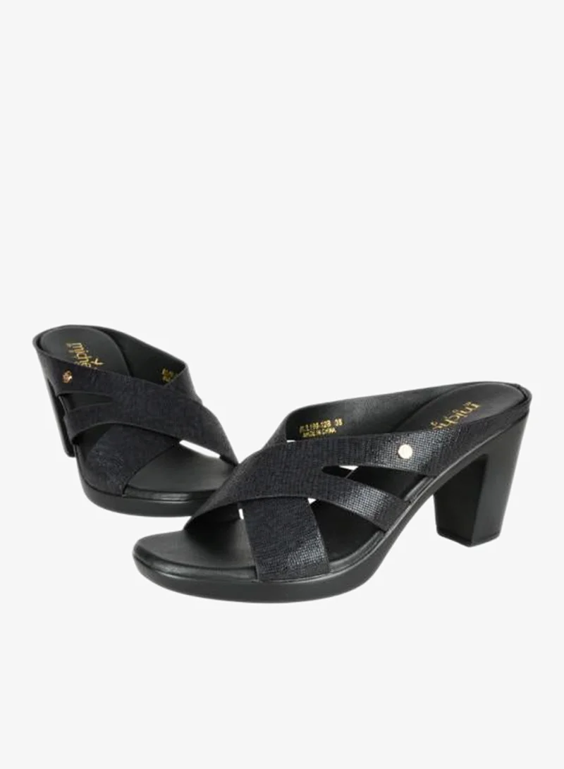 Michelle Morgan Black 092-2903 Michelle Morgan Ladies High Heel Sandals RJL199-12B Black for Women | Best Price UAE