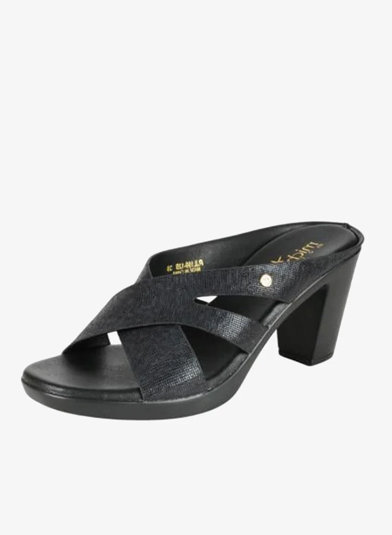 Michelle Morgan 092-2903 Michelle Morgan Ladies High Heel Sandals RJL199-12B Black