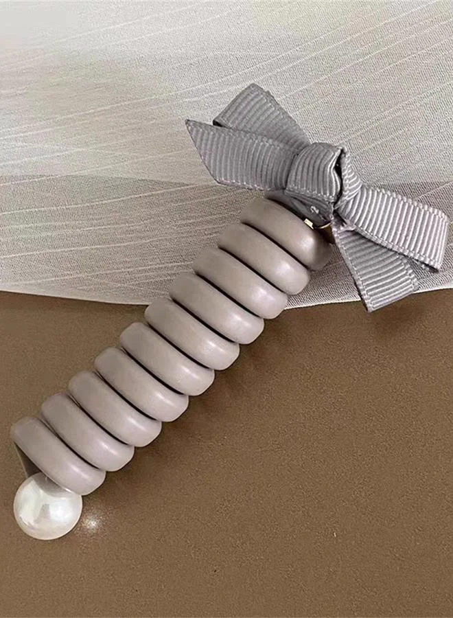 Take Two Spiral Hair Tie with Bow
