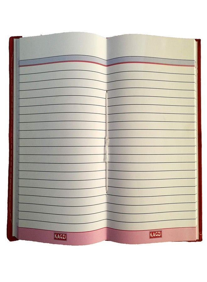LRS Bahee Notebook SHORT Handy Size - 21 * 17 cm 100 Sheets - 200 Pages - Ruled Single Line with thread enclosure - Image 3