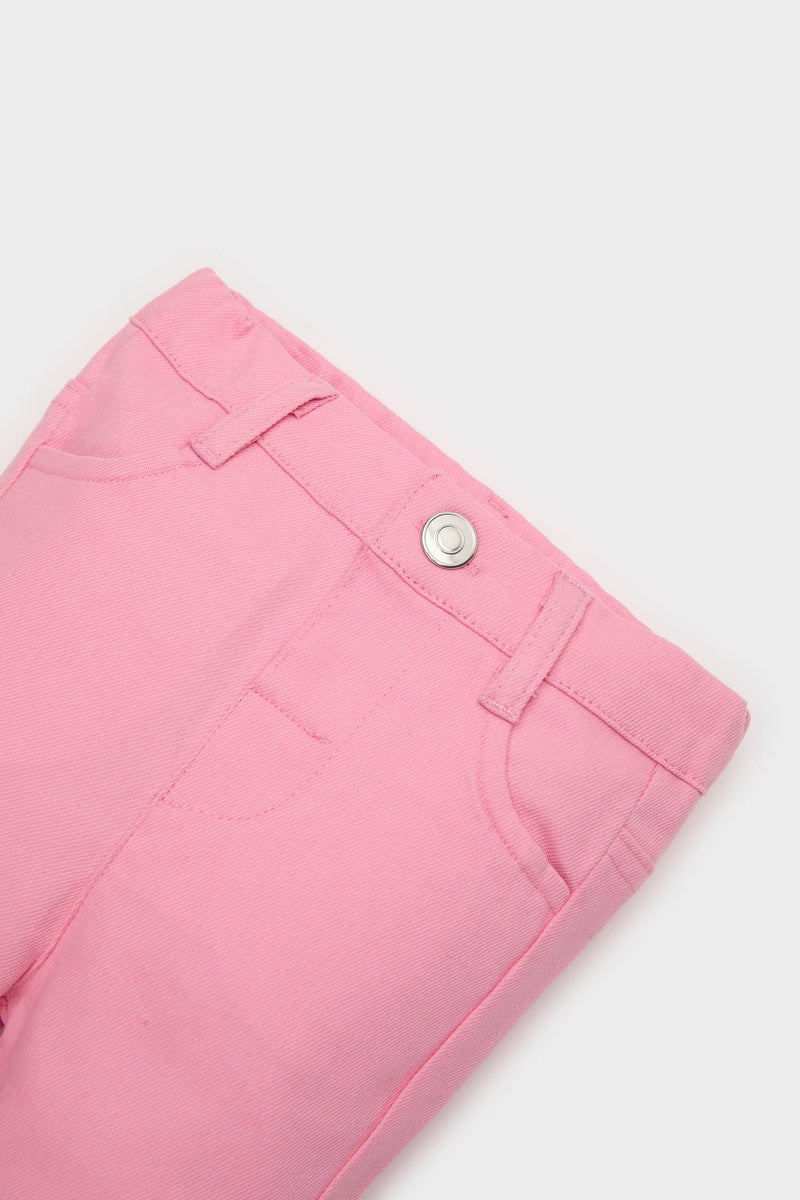 DeFacto Baby Girl Flare Fit Gabardine Trousers  - Image 2