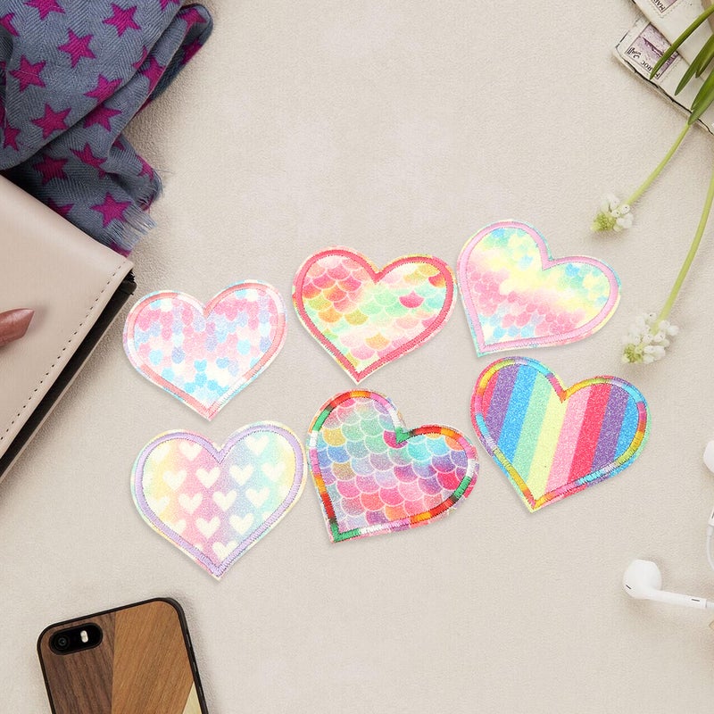 6pcs Embroidered Patch Applique Sewing Cloth Sticker DIY Clothing Accessories - Image 1