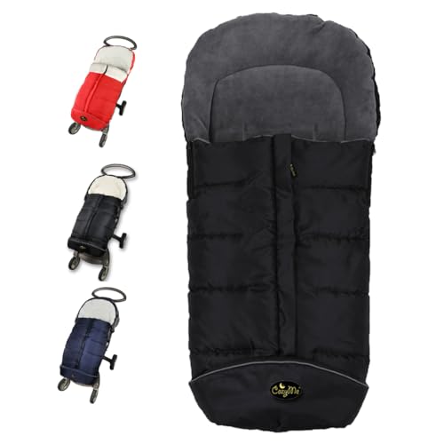 CozyMe Stroller Footmuff, Insulated Stroller Blanket Evelution, Water Repellent Winter Bunting Bag for Strollers, Central Open, Height Adjustable, M6-4T - Image 1