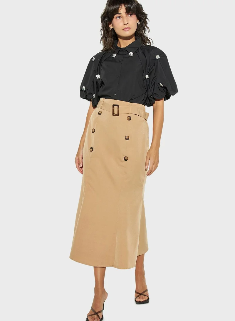 2Xtremz Floral Embellished Shirt