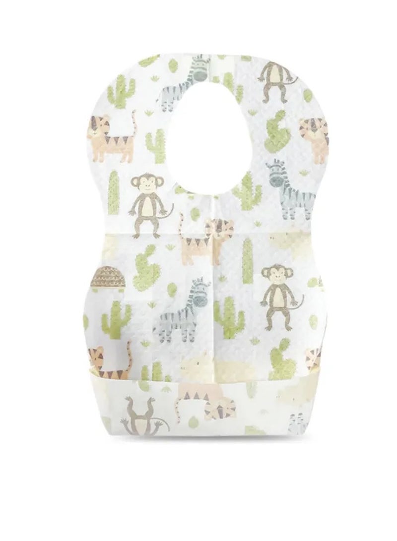 Star Babies Disposable Bibs Animal, Pack Of 20 - Image 2