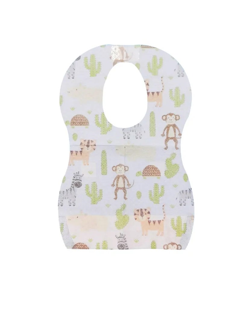 Star Babies Disposable Bibs Animal, Pack Of 20 - Image 1