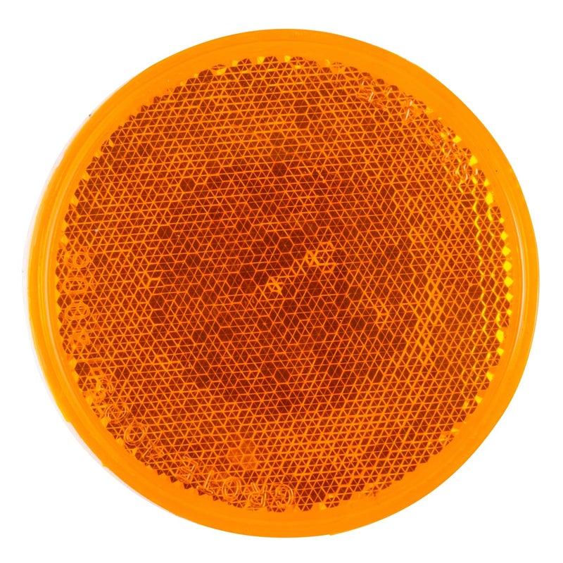 Grote 40063 Yellow 3" Round Sealed Stick-On Reflector - Image 4