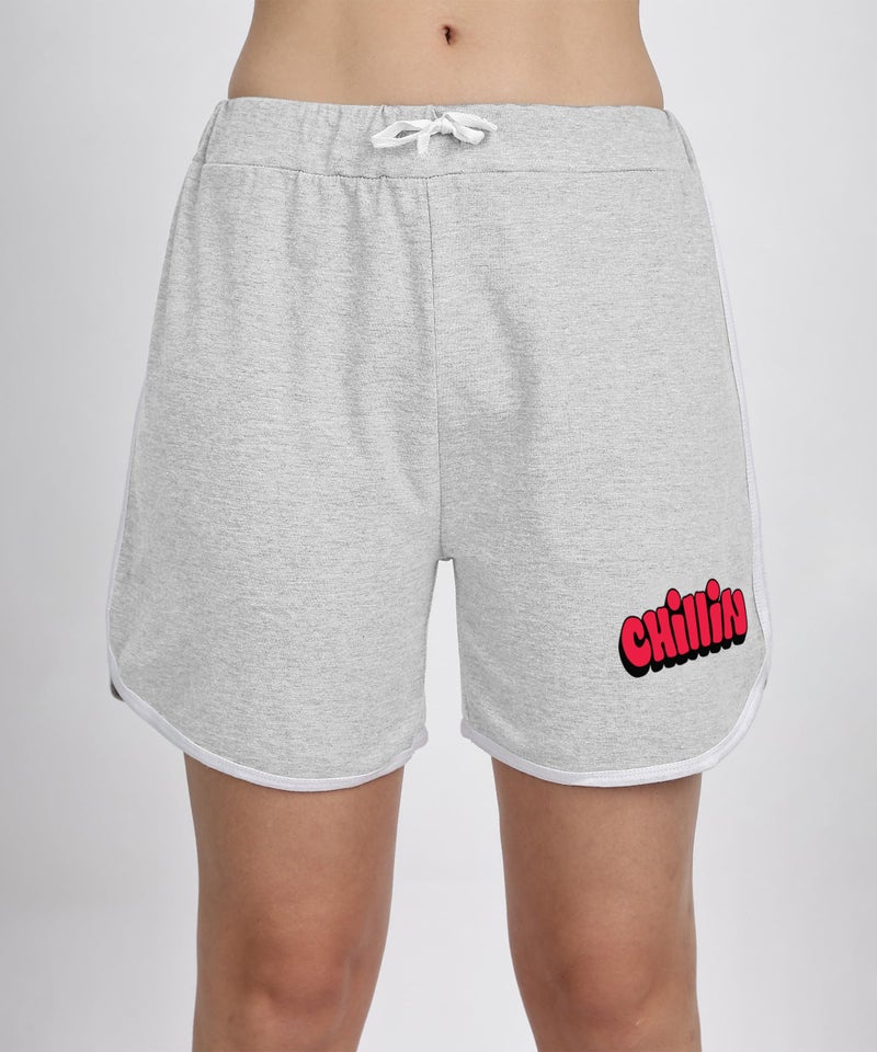 SHODOX® 100% Cotton Women Casual Shorts - Printed Short for Gym, Yoga, Cycling, Dance, Summer - Regular Fit (Pack of 2) - Image 3
