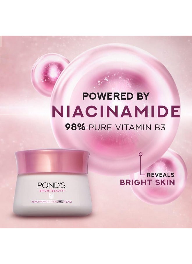 Pond's - Bright Beauty Anti-Spot Serum Cream With Niacinamide And Spf 15 Pa++, Fades Dark Spots And Reveals Bright Skin, 50G - Image 1