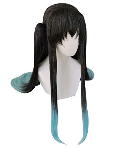 Cosrea Japanese Anime Costume Cosplay Wig Long Straight Synthetic Hair for Halloween Women - Image 4