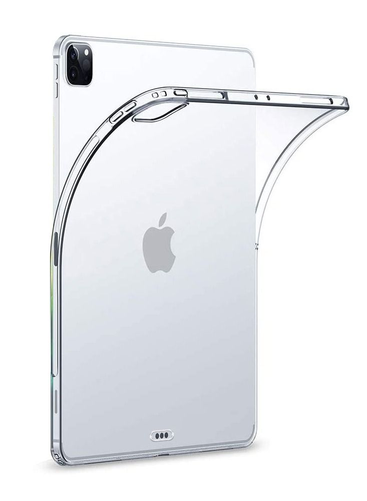 CATANES iPad Pro 12.9-inch 2020 (4th Gen) Case Clear Shock Absorbing Flexible TPU Protective Cover Transparent Slim Case  - Image 3