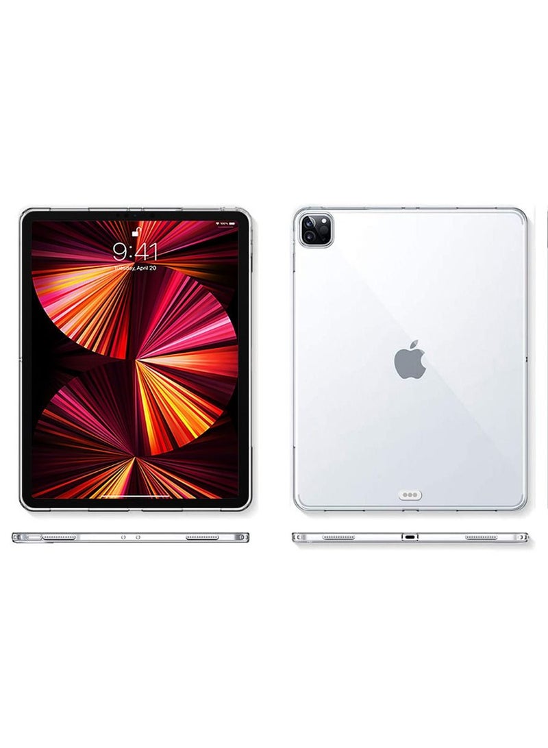 CATANES iPad Pro 12.9-inch 2020 (4th Gen) Case Clear Shock Absorbing Flexible TPU Protective Cover Transparent Slim Case  - Image 4