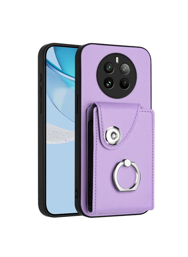اس-توب جراب لهاتف Realme P1 Pro 5G الهند مع حامل بطاقات وحلقات وغطاء هاتف - Image 1