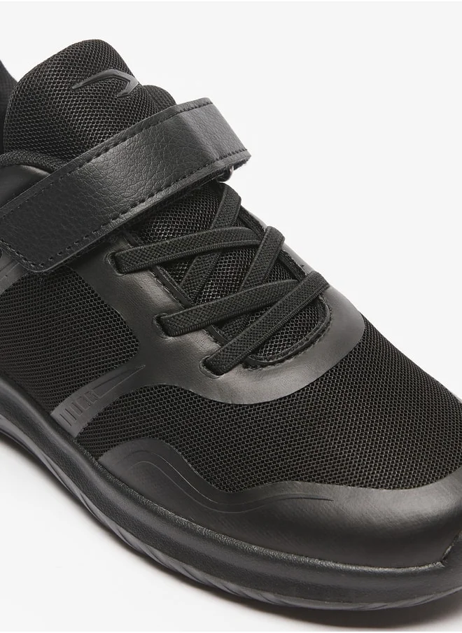 Dash Kids' Textured Hook and Loop Closure Sports Shoes