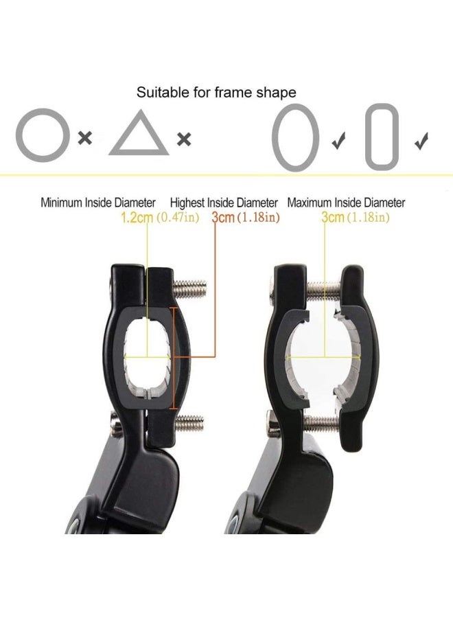 TOPCABIN ToPiecesabin Bike Kickstand Adjustable Aluminium Alloy Bicycle Kickstand Bike Side Kickstand Fit For 22  24  26  28  Mountain Bike 700 Road Bike Bmx Mtb  Black For 22-24-26-27-28 Inch Bike - Image 4