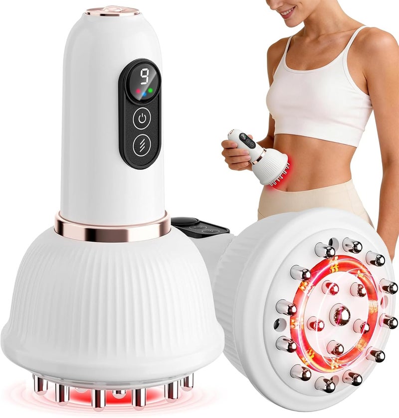 Lymphatic Drainage Massager & Anti Cellulite Massage Tool, Body Sculpting Machine with Microcurrent, Light Heat & Vibration for Legs, Arms & Belly, Body, Helps Reduce Stretch Marks & Cellulite - Image 1
