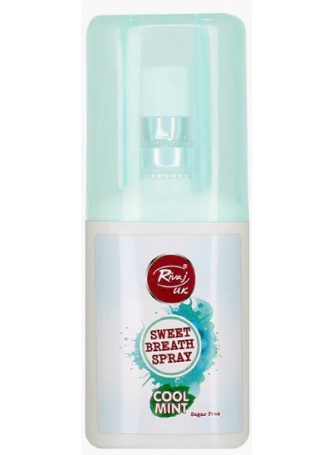 Rivaj UK Sweet Breath Cool Mint Oral Spray 20ml | Instant Fresh Breath Mouth Freshener - Image 2