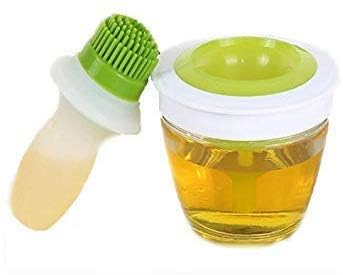 Shoping now Oil Spreader for dosa pan basting Brush Gadgets for Kitchen Oil applying Brush for Cooking Chefs basting Set Barbeque Brush Oil can with Brush Oil basting Brush Oil Pastry - Image 2