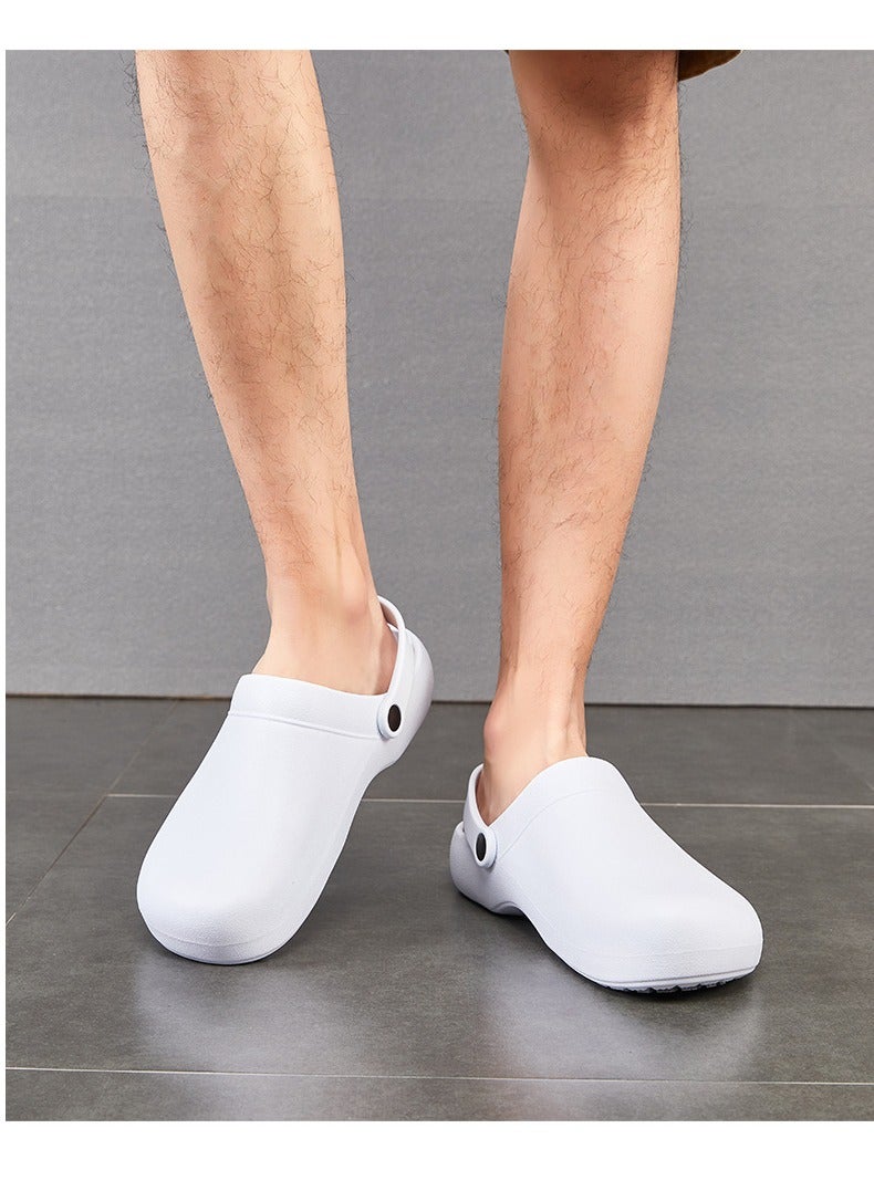 Unisex surgical shoes, suitable for doctors, nurses, and chefs. Made of EVA material, these shoes are slip-resistant and waterproof, suitable for operating rooms, laboratories, and hotel kitchens. - Image 4