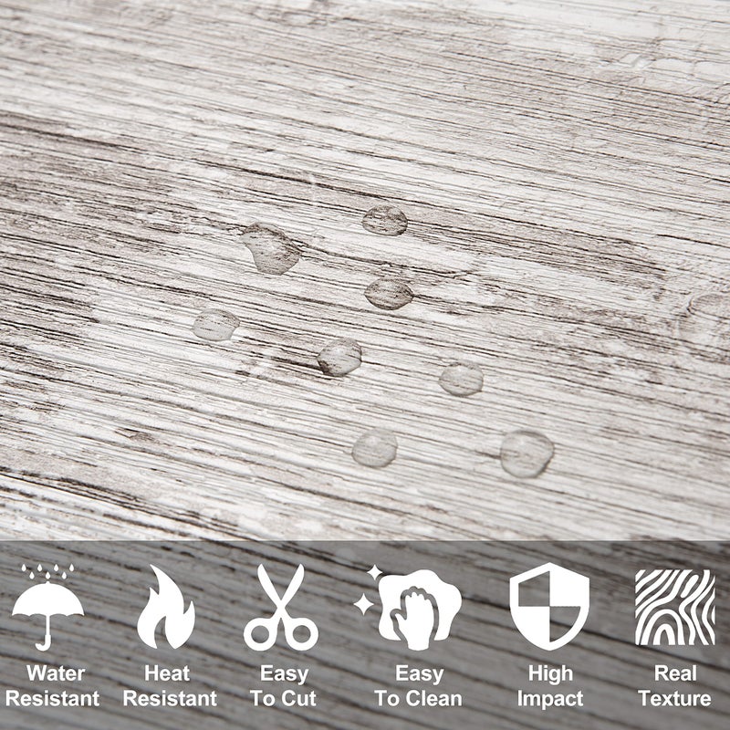 AULIGET 100 Piece Peel and Stick Backsplash PVC Tile, 3 Inch x 6 Inch Brown Birch Stick on Wall Tiles for Backsplash Kitchen, Bathroom, Laundry Room, Camper, Fireplace - Image 3