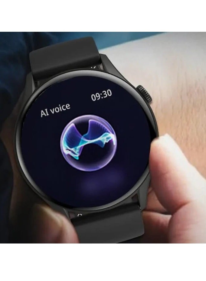 PEJE PEJE ZW10 Smart Watch with 1.43" High-Resolution Display – 123+ Sports Modes, 7-Day Battery, Heart Rate & SpO2 Monitoring, and Two Changeable Bands - Image 2