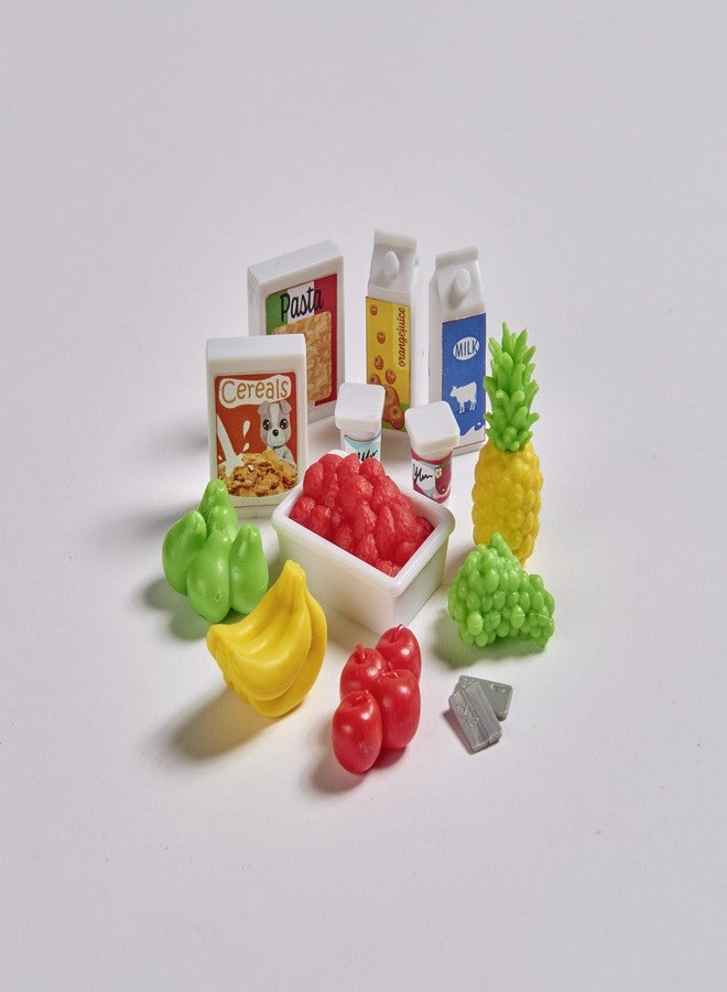 Simba 105733613 Steffi Love Supermarket, Toy Doll in Supermarket with Cashier, Shopping Bag and Many Foods, 29 cm Doll, from 3 Years - Image 5