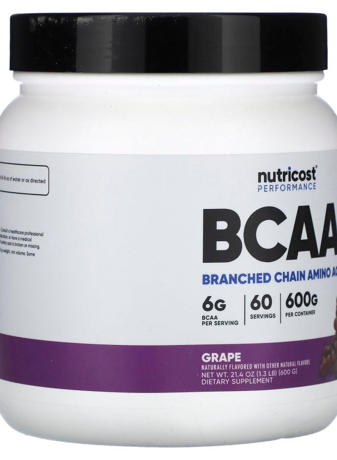 Nutricost Performance BCAA Grape 1.3 lb (600 g) - Image 2