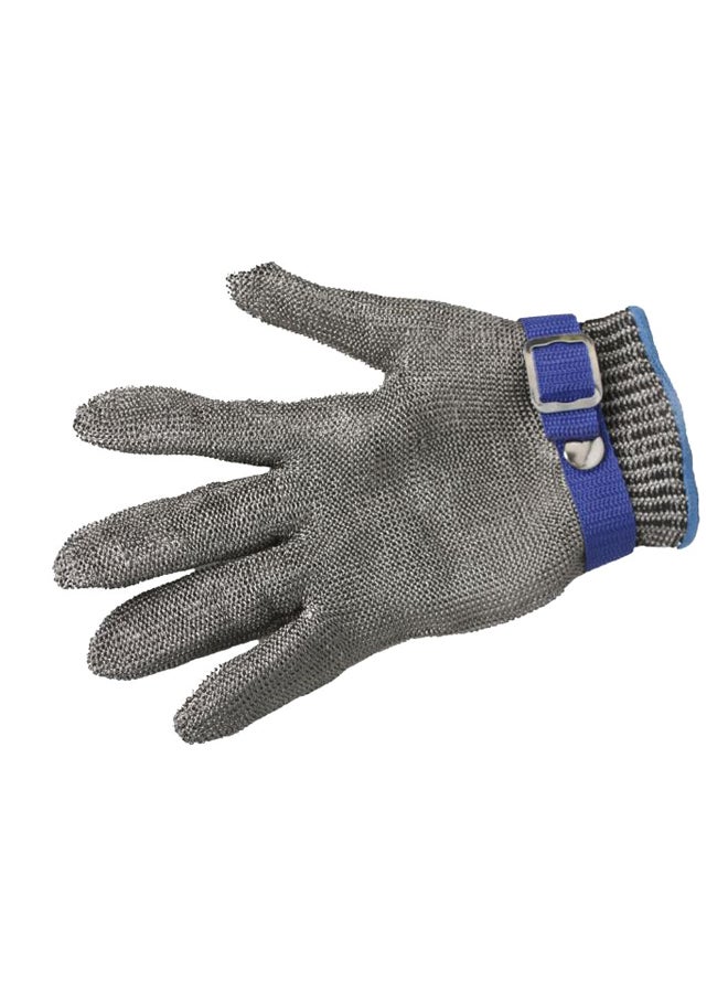 قفاز واق آمن ومقاوم للطعنات رمادي/أزرق 22 x 9Ø³Ù†ØªÙŠÙ…ØªØ± - Image 1