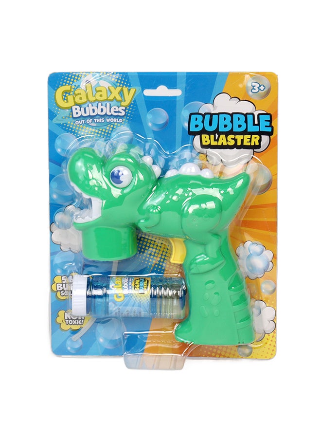 Galaxy Bubbles Dino Bubble Shooter ,with 56ml Bubble Solution, 3aa Batteries Not Included  - Image 1
