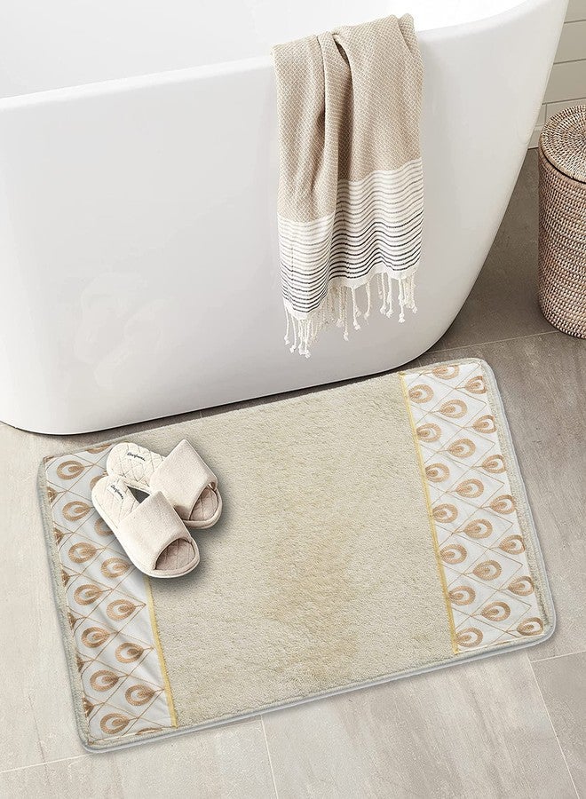 Popular Bath Bath Rug, Seraphina Collection, 34" x 21", Ivory - Image 2