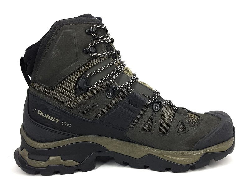Salomon Men's QUEST 4 GORE-TEX Hiking Boots For Men, Olive Night/Peat/Safari, 8 - Image 2