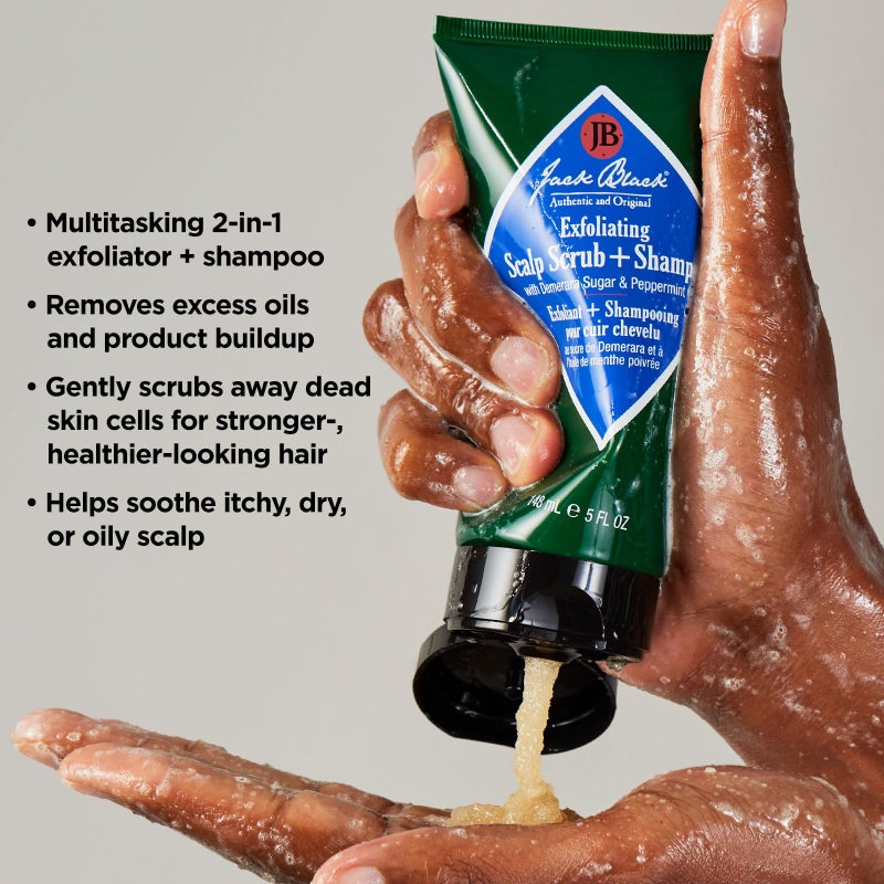 Jack Black Exfoliating Scalp Scrub & Shampoo - Image 4