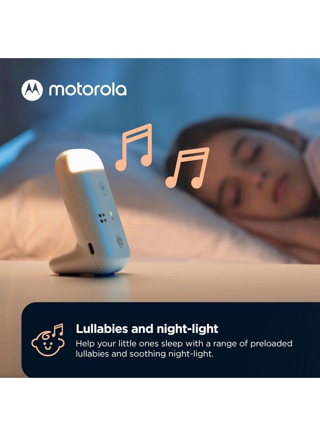 Motorola Nursery جهاز مراقبة الأطفال الصوتي Motorola Nursery PIP15، جهاز مراقبة أطفال عالي الدقة مزدوج الغرفة مع إضاءة ليلية، مدى 1500 قدم، محادثة ثنائية الاتجاه، يتضمن وحدة الوالدين، شاشتين - Image 4