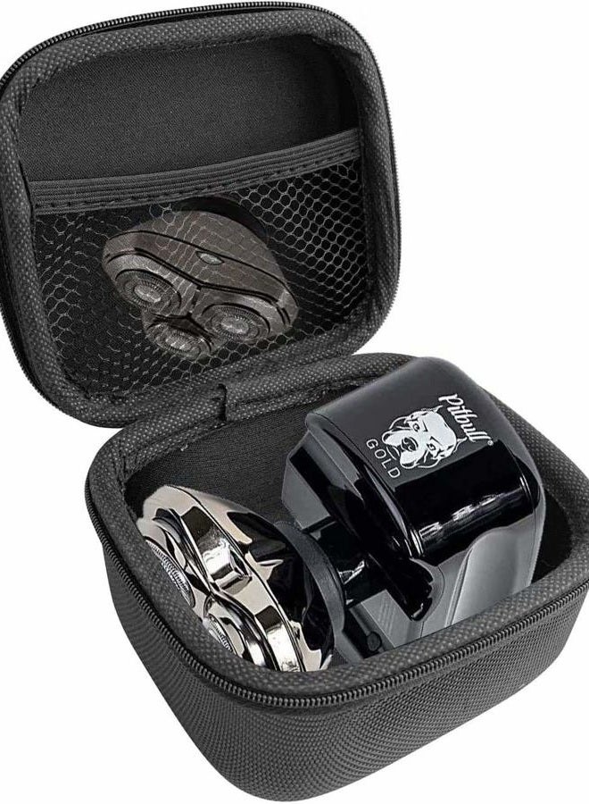 FitSan d Hard Case Compatible for Skull Shaver Pitbull Gold PRO Head and Face Shaver - Image 1