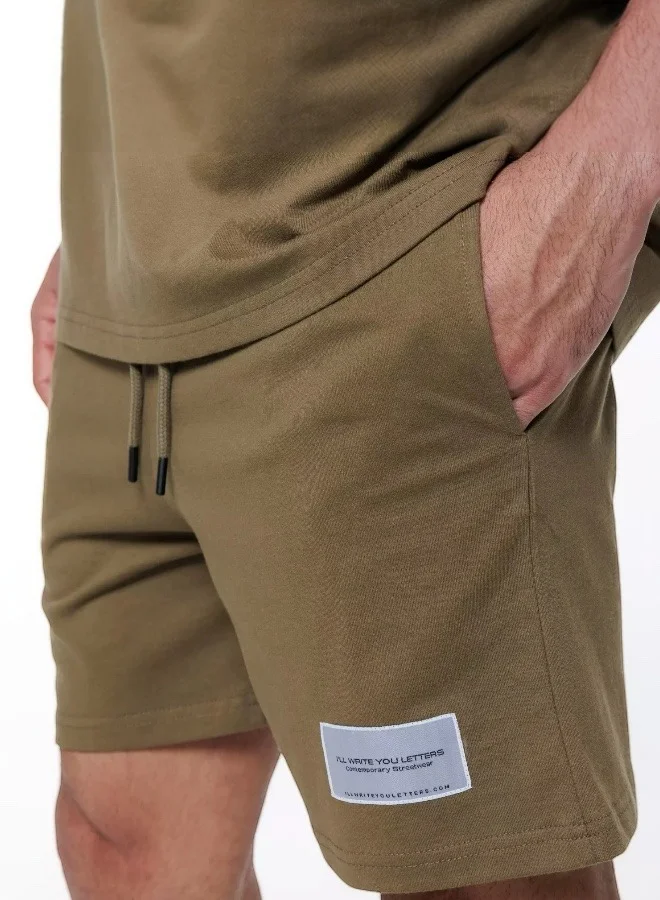 سأكتب لك رسائل Olive Jogger Shorts