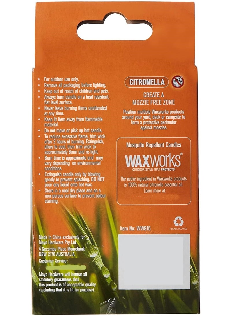 Waxworks Citronella Tea Lights 12Pcs  - Image 4