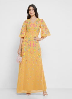Frock and Frill Embellished Maxi Dress  - Image 1