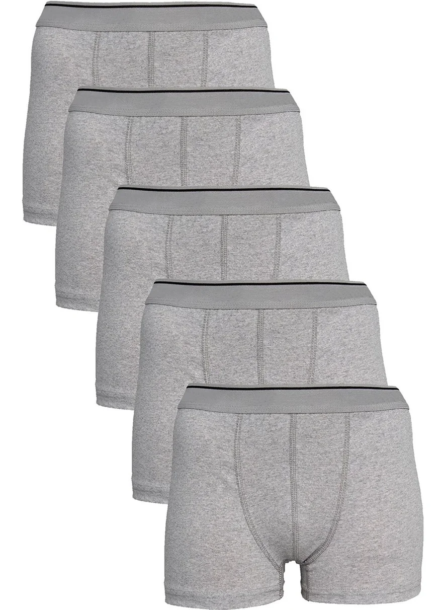 Arma Yıldız Arma Star Men's Gray King Size Boxer 5-Pack