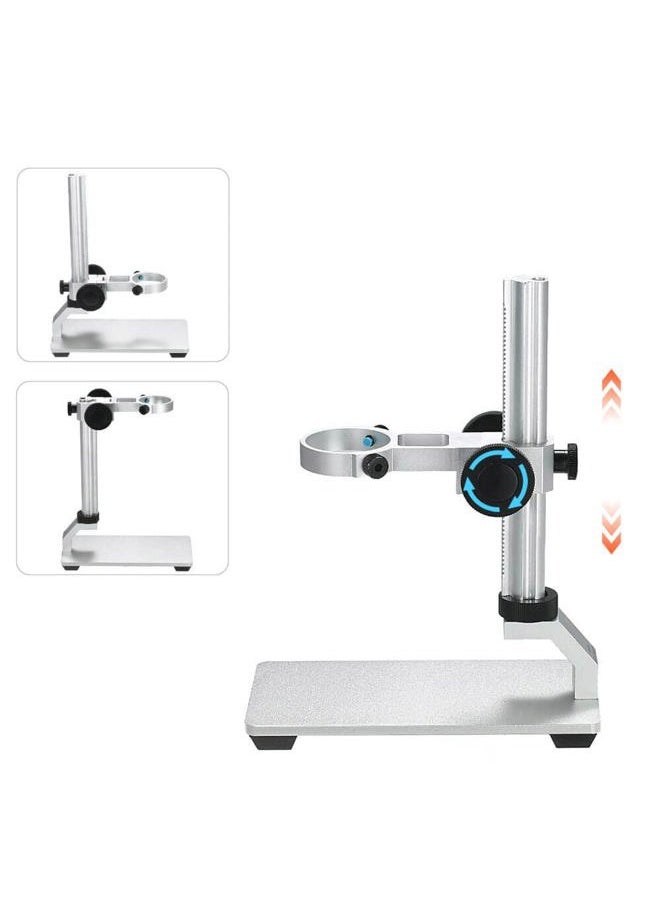 Ninyoon Universal Microscope Stand Pro, Stable Professional Aluminum Alloy Scope Base Holder Support Bracket for Max Diameter 1.4" USB Digital Wireless WiFi Microscope Endoscope Magnifier Camera  - Image 3
