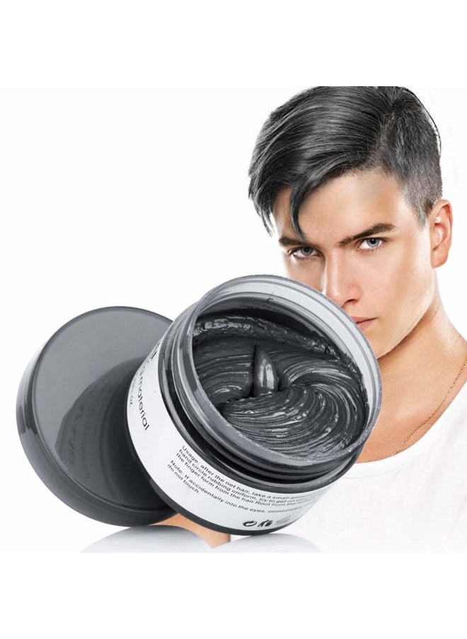 SWAKER - Black Hair Color Wax, Instant Hairstyle Cream 4.23 oz, Temporary Natural Hair Wax for Party, Cosplay, Halloween, Daily use, Date, Clubbing (Black) - Image 1