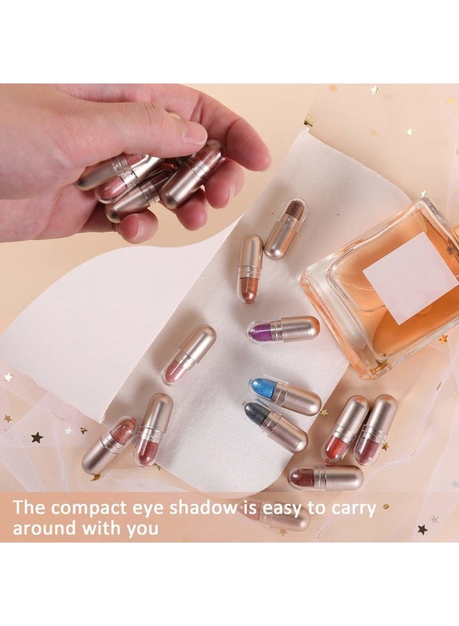 Boobeen 12 Colors Eyeshadow Palette High Pigmented Brighten Eyeshadow Set Blush Highlighting Powder Makeup Set Natural Eye Shadow Kit For Beginners - Image 5