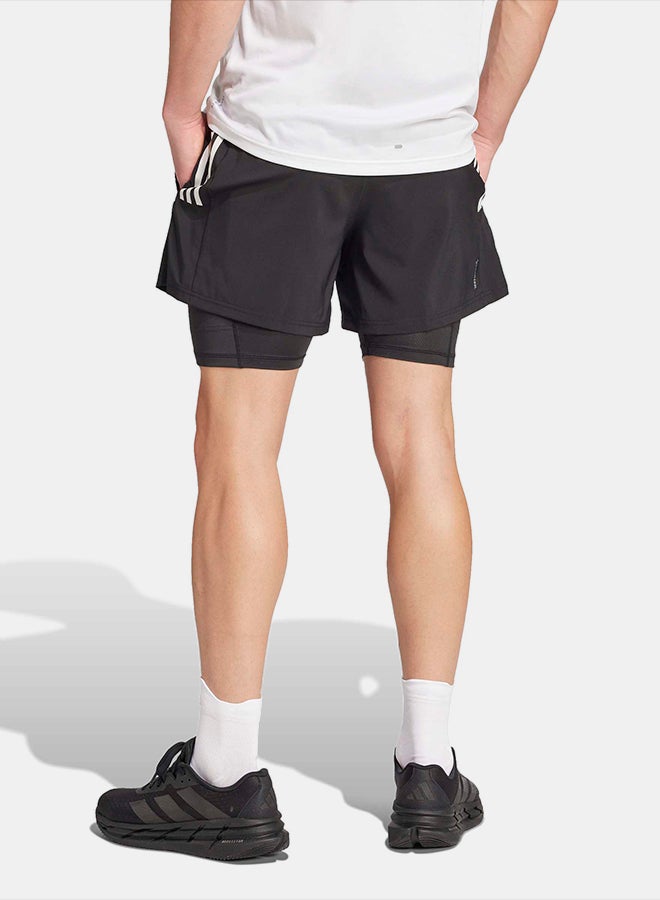 Adidas Own the Run CLIMACOOL 2-in-1 5-Pocket Shorts - Image 2