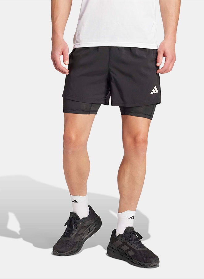Adidas Own the Run CLIMACOOL 2-in-1 5-Pocket Shorts - Image 1