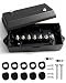GLUWPA 7 Pin Trailer Junction Box Waterproof 7 Way Trailer Wiring Junction Box for Rewiring RVs Campers More Tidy Your 7 Pin Trailer Wiring Harness Quick Identification Sealed Protection - Image 2