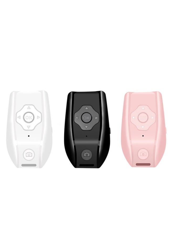Rechargeable Mobile Phone Remote Controller Self-timer Video Praise E-book Page Flip Drama Projections Multifunctional Remote Controller-Color:Black Bag + Data Line + Manual - Image 5