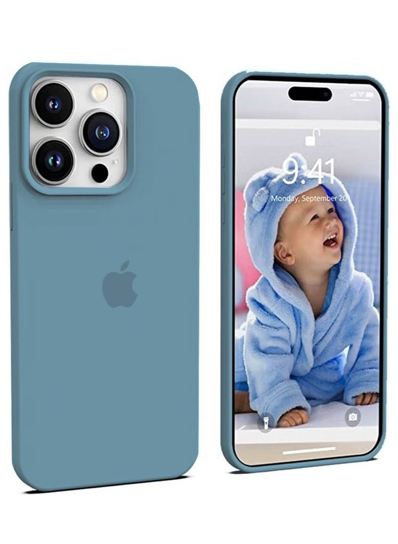 IAF iPhone 15 Pro Max Mobile Case Cover with Soft Liquid Silicone Protection Anti-Scratch Shockproof Accessories Slim Protective Back Cover with Comfortable Hold Touch Feeling and Anti-fingerprint - Image 1