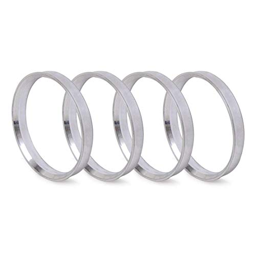 ZHTEAPR 4pcs Wheel Hub Centric Rings 666 to 571 OD666mm ID571mm Aluminium Alloy Wheel Hubrings 571 to 666 - Image 1